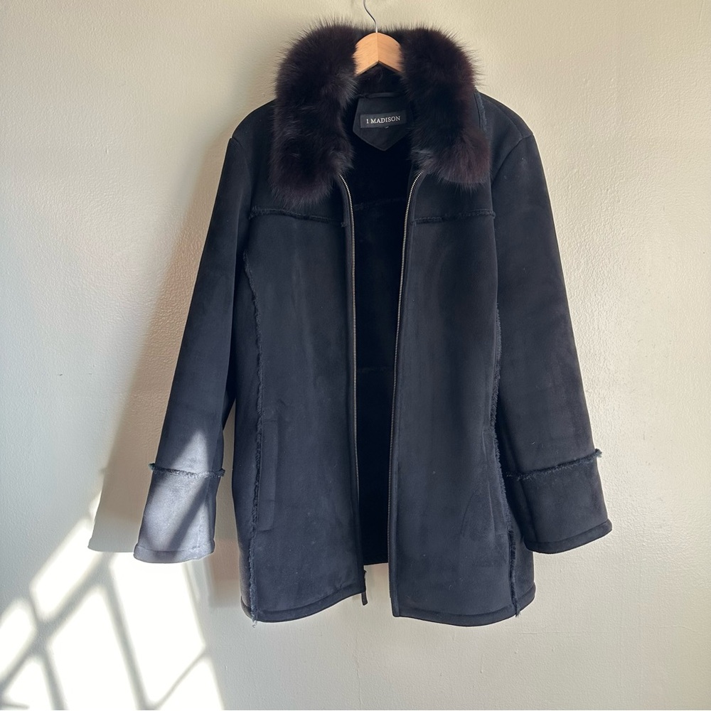 Suede coat